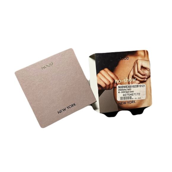 Women's No Show Adhesive Nipple Covers No.3 Buff/3 - Picture 2 of 3